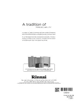 Preview for 44 page of Rinnai FC510 Installation And Operation Manual