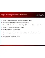 Предварительный просмотр 6 страницы Rinnai FC510N User Manual