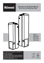 Rinnai GHF4135L Operation & Installation Manual предпросмотр