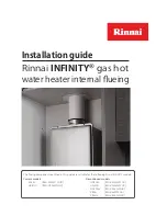 Rinnai HD200i Installation Manual предпросмотр