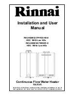 Preview for 1 page of Rinnai HD55e Low NOx Installation And User Manual