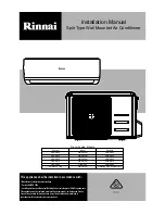 Preview for 1 page of Rinnai HINRA20M Installation Manual