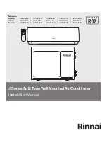 Preview for 1 page of Rinnai HINRJ25B Installation Manual