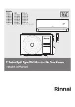 Rinnai HINRP20M Installation Manual предпросмотр