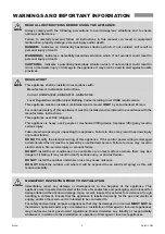 Preview for 4 page of Rinnai HINRP20M Operation Manual