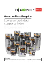 Rinnai HJ COOPER LC Series Owner And Installer Manual preview