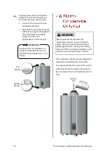 Preview for 20 page of Rinnai I Series Installation And Operation Manual