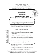 Preview for 1 page of Rinnai IB35RBL Owner'S Operation And Installation Manual