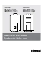 Rinnai Infinity 14e Operation And Installation Manual предпросмотр