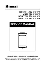 Предварительный просмотр 1 страницы Rinnai INFINITY 16 REU-V1616W Service Manual