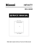 Предварительный просмотр 1 страницы Rinnai INFINITY REU-3203W Service Manual