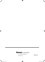 Preview for 8 page of Rinnai JZY-11N Operating Instructions Manual