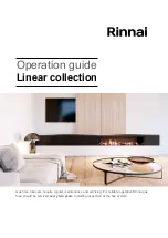 Preview for 1 page of Rinnai Linear 1500 Operation Manual