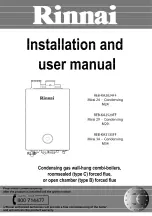 Rinnai Mirai 24 Installation And User Manual preview