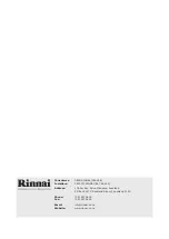 Preview for 12 page of Rinnai ODHRAD3EN Operation And Installation Manual