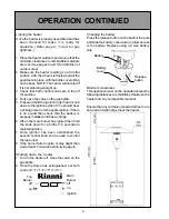 Preview for 4 page of Rinnai PATIOSSL Operating And Installation Instructions