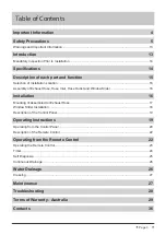 Preview for 3 page of Rinnai PoloCool EX10C Operation & Installation Manual