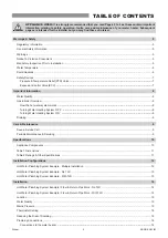 Preview for 3 page of Rinnai QRESS315L336 Operation & Installation Manual