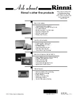 Preview for 44 page of Rinnai R50LSI Operation And Installation Manual