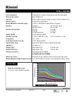 Rinnai R70e Specifications preview