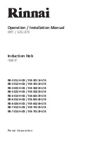 Rinnai RB-3011H-CB Operation & Installation Manual preview