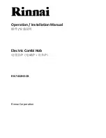 Rinnai RB-7022HE-CB Operation & Installation Manual preview