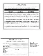 Preview for 28 page of Rinnai RCE-229A Owner'S Operation And Installation Manual