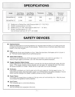 Preview for 3 page of Rinnai RCE-606TRA II Owner'S Operation And Installation Manual