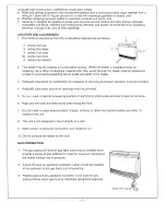 Preview for 9 page of Rinnai RCE-606TRA II Owner'S Operation And Installation Manual