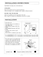 Предварительный просмотр 8 страницы Rinnai RE650PMH Operating Information And Installation Instructions