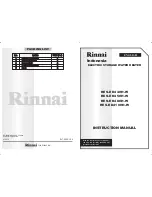 Rinnai RES-ED4100H-W Instruction Manual предпросмотр