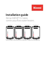 Rinnai REU-A1620WG-ZK Installation Manual предпросмотр