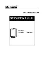 Rinnai REU-K2430WG Service Manual preview