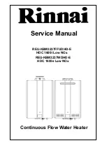 Предварительный просмотр 1 страницы Rinnai REU-KBM3237FFUDHD-E Service Manual