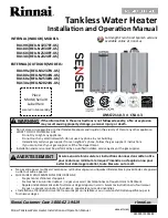 Preview for 1 page of Rinnai REU-N2024FF-US Installation And Operation Manual