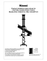 Rinnai REU V2632FFU Installation Instruction preview