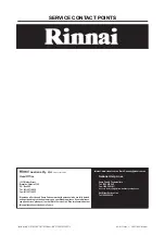 Preview for 50 page of Rinnai REU-V2632FFUG Service Manual