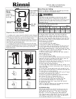 Rinnai REU-VA1320WF-US Technical Data Sheet предпросмотр