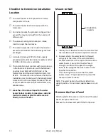 Preview for 12 page of Rinnai . REU-VC2025FFU-US Installation And Operation Manual