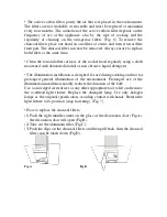 Preview for 8 page of Rinnai RH-993CT Use And Care Manual