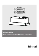 Rinnai RH-TL65C-SSVR Instructions For Use, Installation, And Connection preview