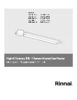 Rinnai RHEPM11530N Modulating Supplemental Manual предпросмотр