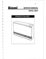 Rinnai RHFE-1004T Service Manual preview