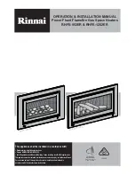 Rinnai RHFE-1252ER Operation & Installation Manual preview