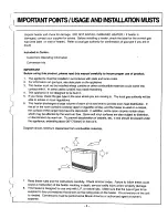 Preview for 5 page of Rinnai RHFE-556FA Owner'S Operation And Installation Manual