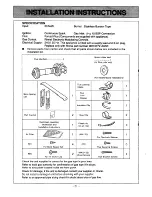 Preview for 22 page of Rinnai rhfe-556ftp Operation Manual