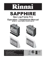 Предварительный просмотр 1 страницы Rinnai RIB2310ML Operation & Installation Manual