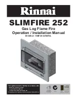 Preview for 1 page of Rinnai RIBF2L Operation & Installation Manual