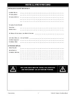 Preview for 5 page of Rinnai RIBF2L Operation & Installation Manual