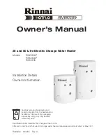 Preview for 1 page of Rinnai RIN25E24P Owner'S Manual